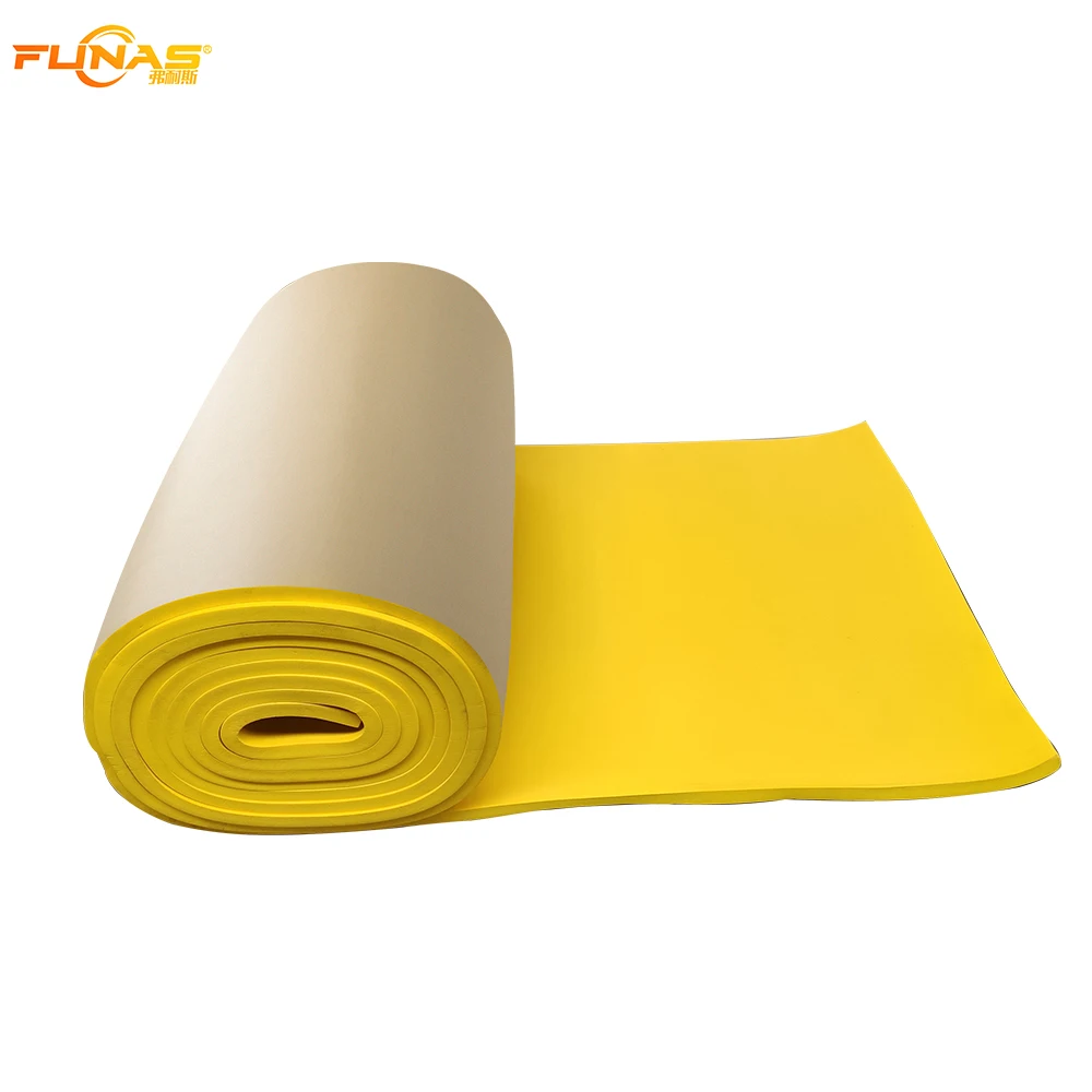 self-adhesive nbr/pvc class 0 foam rubber plate