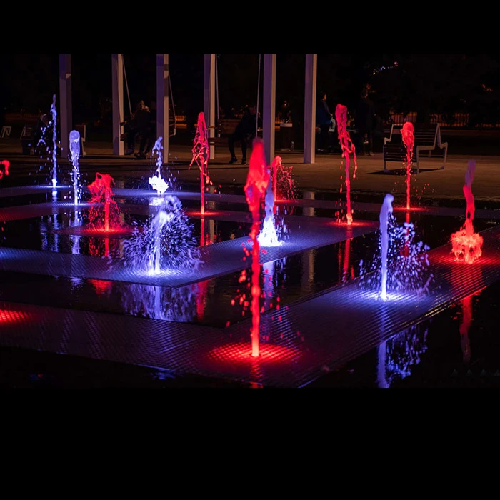 Outdoor Underground Design Interactive Music Dancing Funny Water Fountain For Kids in Garden Park