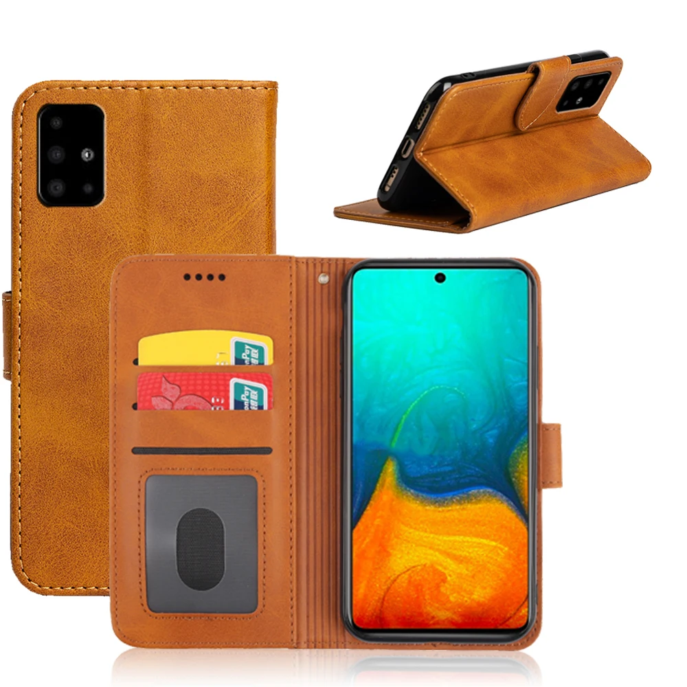  Phone Case For Samsung Galaxy A82 A03S F52 A72 A32 A02S Xcover5 A02 A52 F62 M62 A20 Retro Luxury Flip Leather wallet