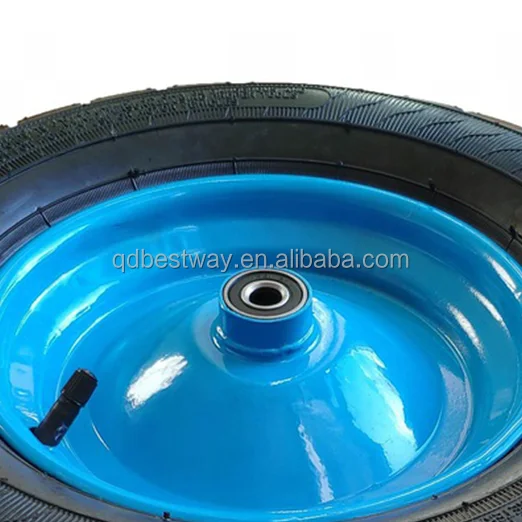 4.00-8 rueda llantas de carretilla de mano brouette schubkarre wheelbarrow tire 8 inch wheel sand wheel for trolley