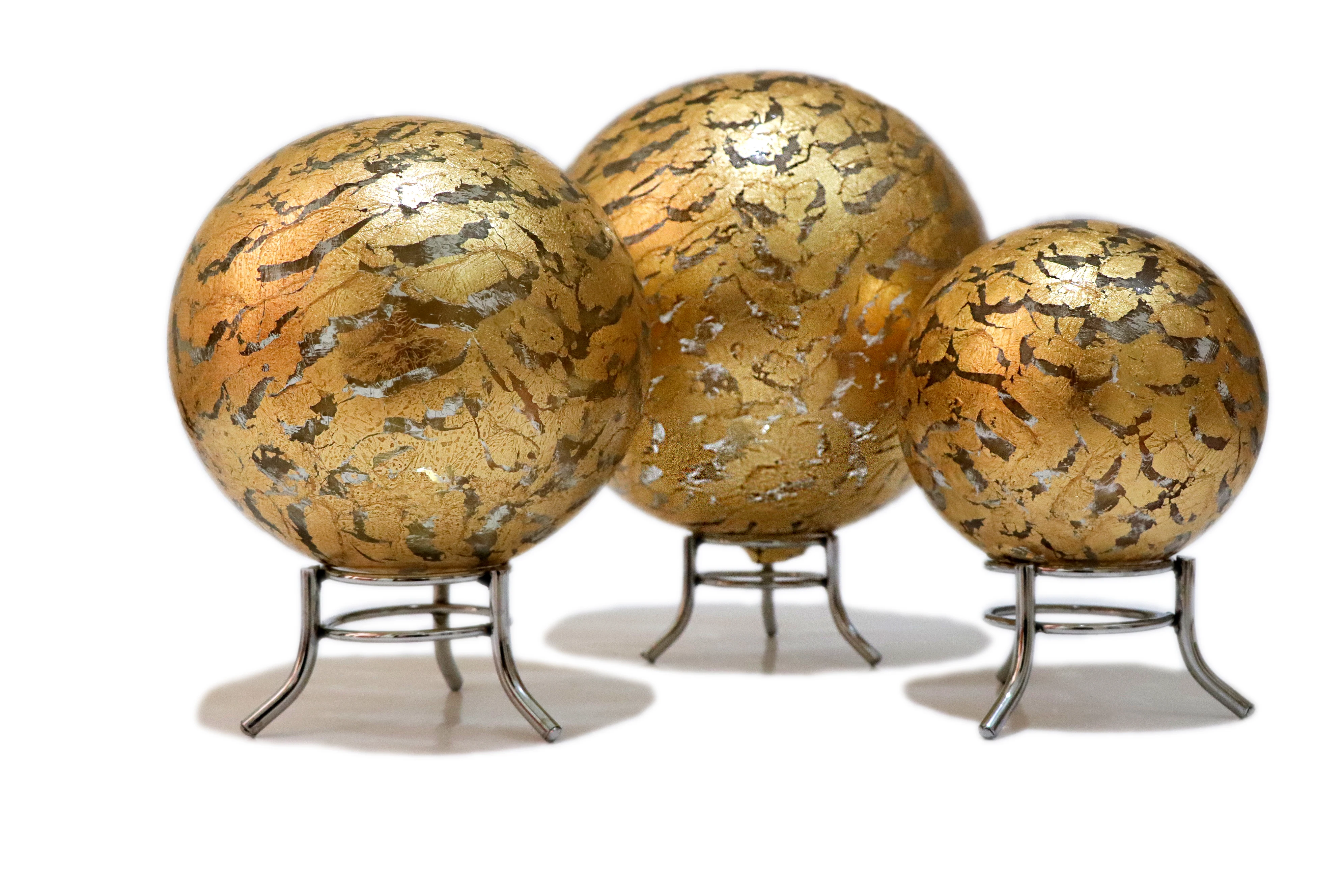 Изготовленные вручную круглые орнаменты топовые художественные украшения декоративные стеклянные шары для продажи