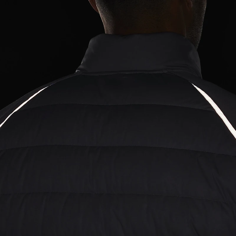 Golf Apparel Custom Patchwork Long-sleeves Stretch Down Golf Quilted Jacket for Men