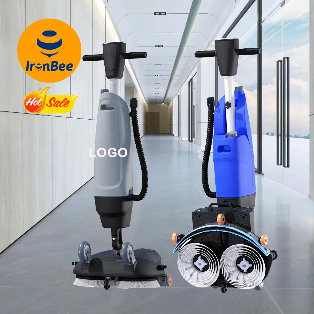 Safe and Reliable IronBee Cheap Magnetic Floor Scrubber Cleaning Machines Self-cleaning Suction And Mopping Machine