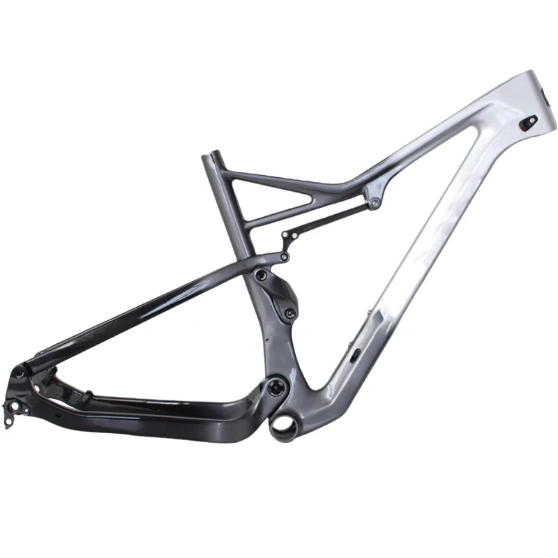 new product 2022 popular New Design Full Suspension Xc Bike Frame All Thru-axle Model Bicycle Carbon T800 Suspension Frame