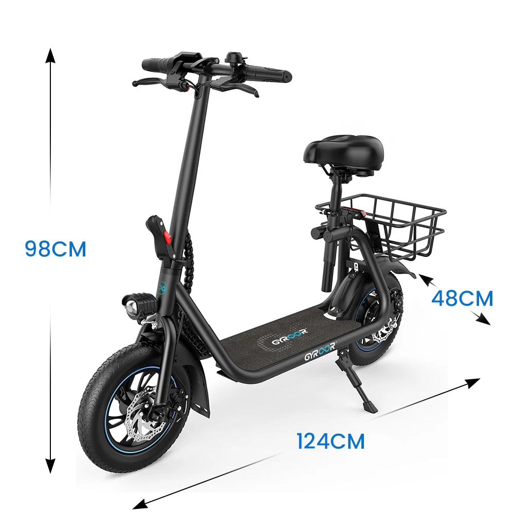 Gyroor electric city bike 450w 48v 12ah foldable electric bike low speed 20km/h Japanese style electric bicycle for men women