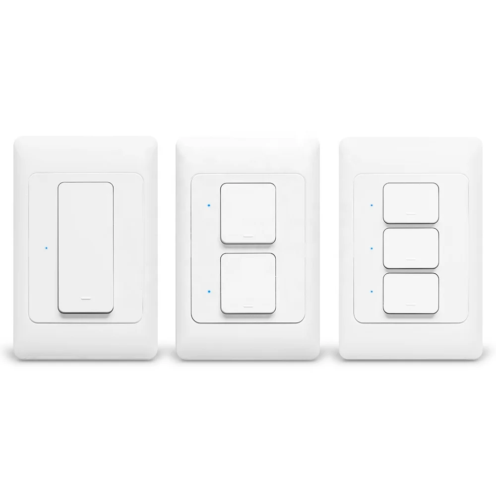 Home tuya  1/2/3 Gang Au Smart Zigbee Push Button Wall Light Switch wifi switch matter switch
