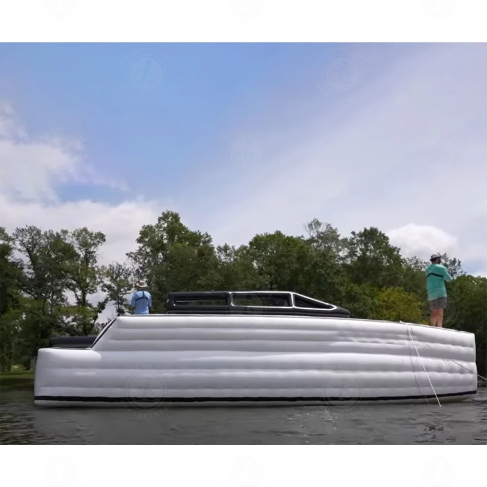 Outdoor Sports Toys Watercraft Portable Adventure Game Inflatable Yacht Fishing Boat Custom