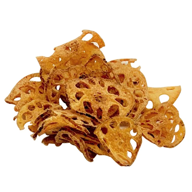 Рисовое масло, сушеные овощи, ломтики корня жареного лотоса без другого покрытия