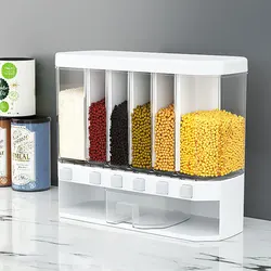 Food Storage Box 2021 top Plastic cereal Dispenser Storage Box Kitchen Food Grain Rice Container