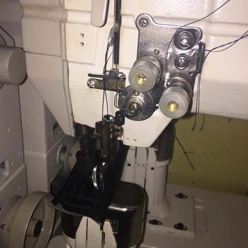 rebuilt used industrial golden wheel leather upper shoes sewing machine for sale