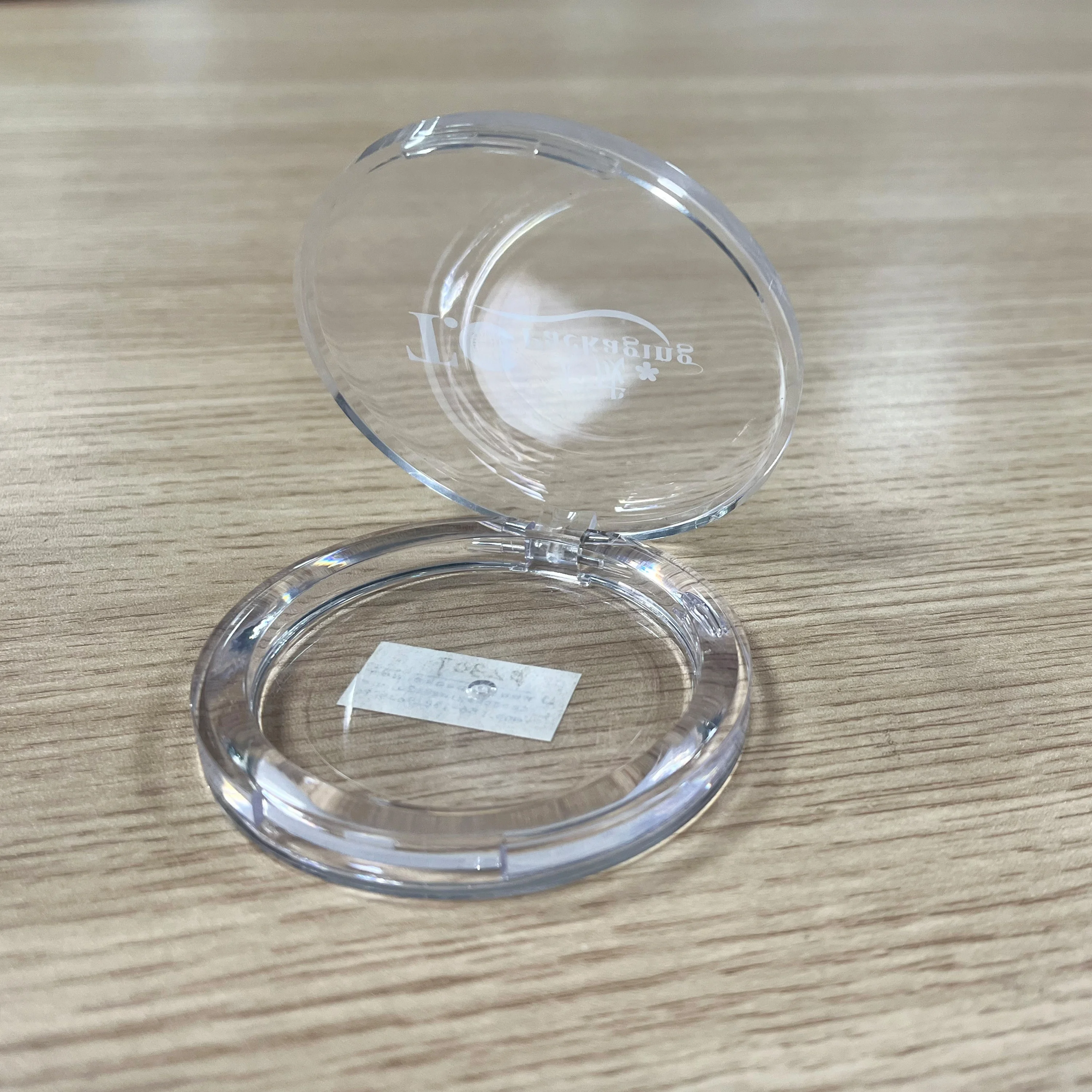 Empty Makeup Packaging Clear Single  Blusher Powder Custom Eyeshadow Case