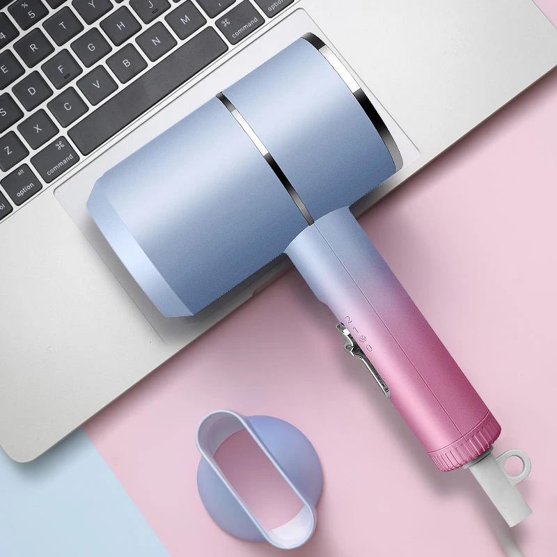 hair dryer for salon home high speed quick-dry folding oem customization DC 1000w Easy storage with gradient color