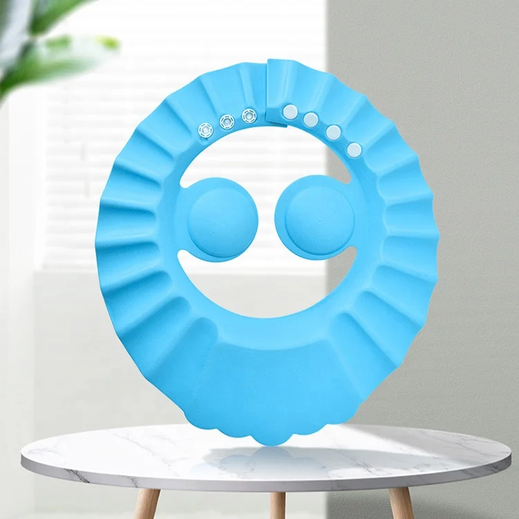 Baby Shower Soft Cap Adjustable Hair Wash Hat for Kids Ear Protection Safe Children Shampoo Bathing Shower Protect Head Cover