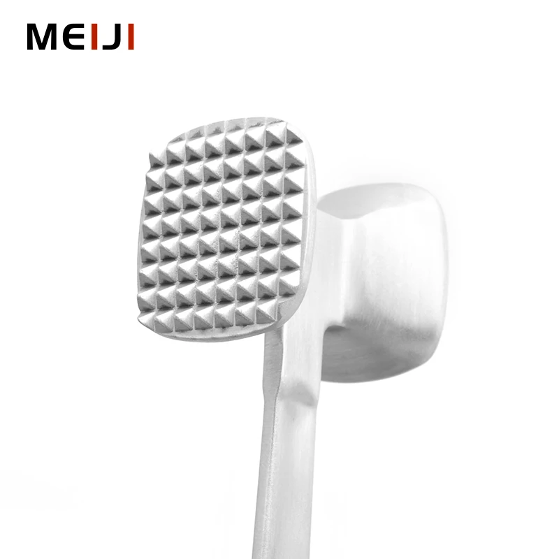 MEIJI Hot Selling Supplier Kitchen Tools Meat Tenderizer Hammer Aluminium Alloy Meat Hammer