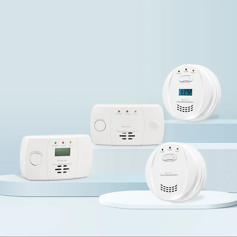 EN 50291approval  wireless home security system carbon monoxide detector alarm with digital display