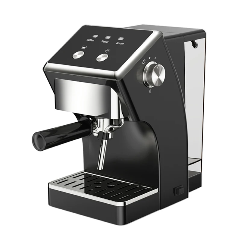 Semi-Automatic Coffee Machine Mini Milk Container Italian Espresso Coffee Making Machine