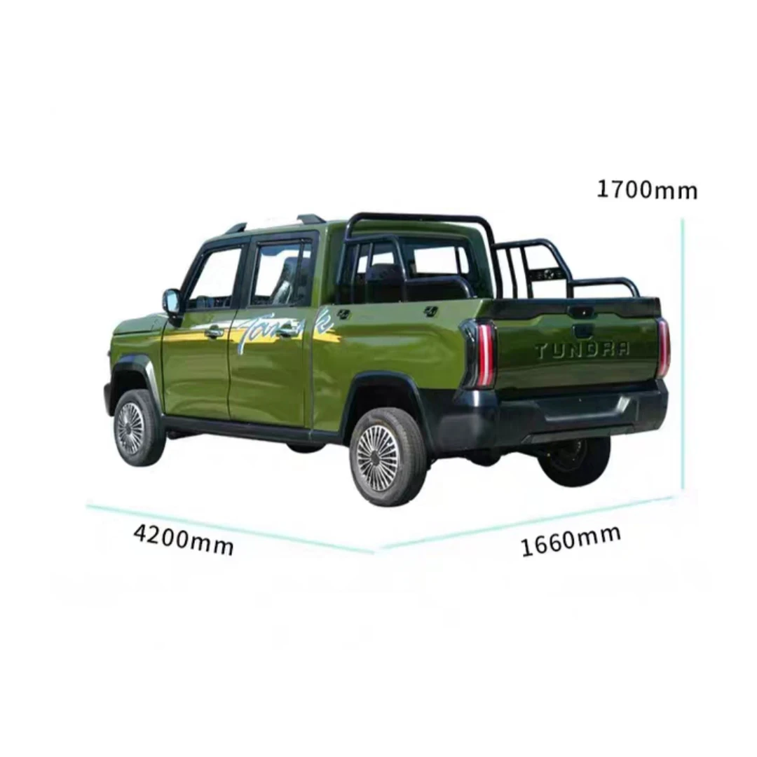 Дешевый Электрический грузовик-Пикап 4x4 с литиевой батареей Chang li explorer