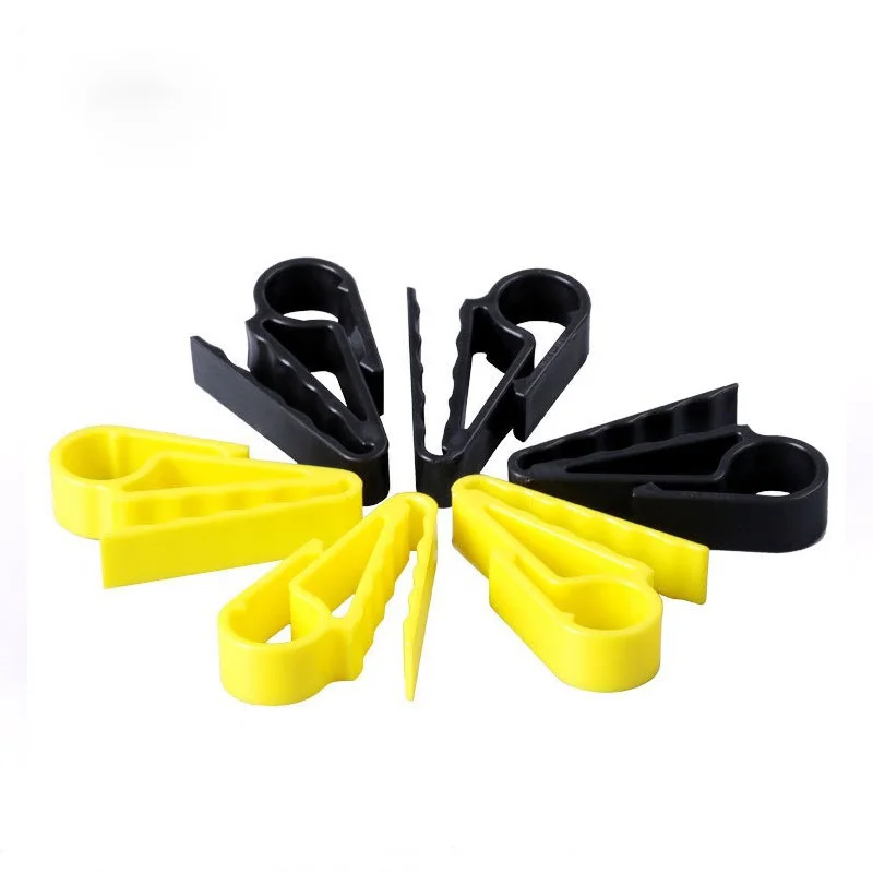 Custom made black yellow plastic outdoor sport golf cigar holders bag clips
