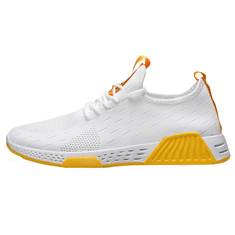 
Wholesale breathable MEN shoes Flying weaving running shoes Soft and comfortable basketball shoes 