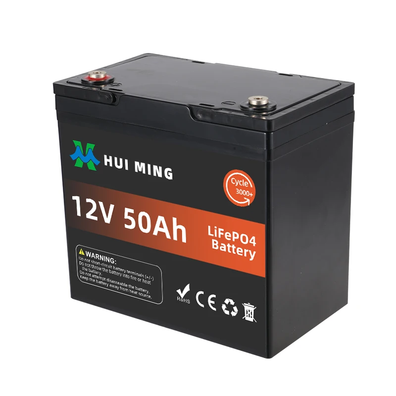 Cheap Price Long Cycle Life Rechargeable Ups 12V 50Ah Lifepo4 Battery Pack 50Ah Solar Energy Battery For Home Starting Houseboat