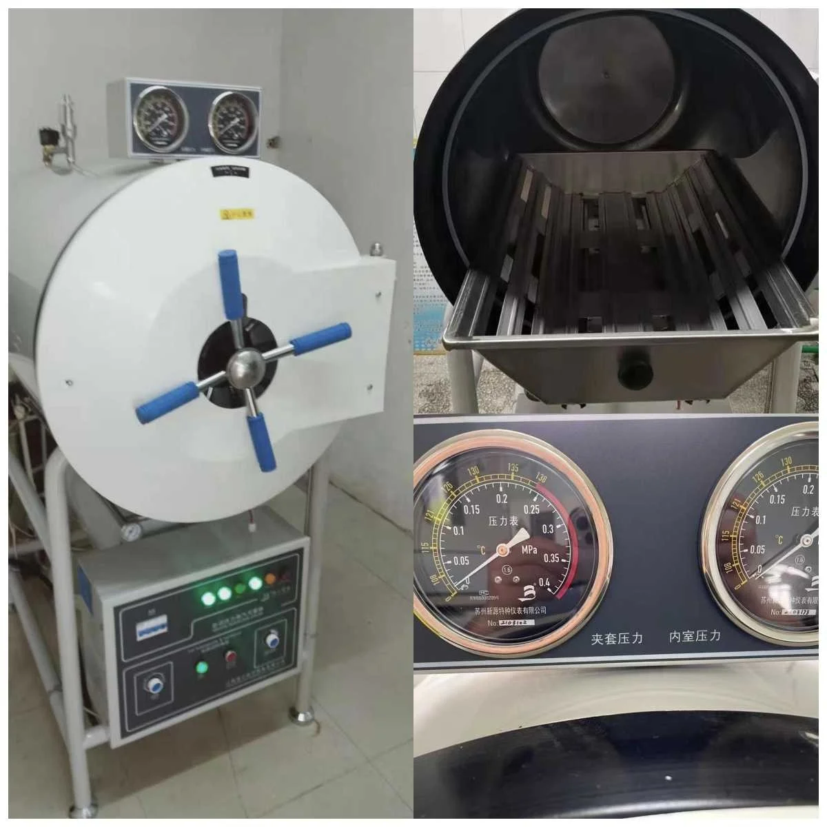 Horizontal Pressure Steam Sterilizer Hot selling medical sterilization machinery Cleaning and disinfecting equipment