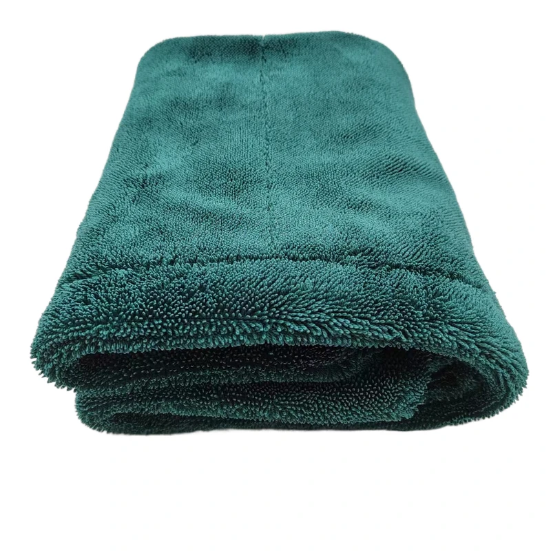 Ultra Soft Big Size 60x90cm 60x80cm 600gsm 700gsm 1200gsm 1400gsm Twist Loop Micro fiber Car Glasses Cleaning Towel