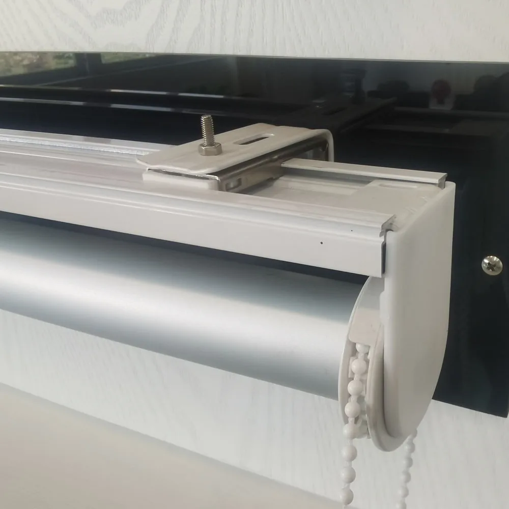 Window blind shade shutter Roller Zebra Blind  Hardware components Wall Mounted Bracket  for Curtain Track Accessories
