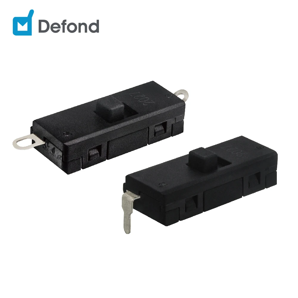 Миниатюрный переключатель слайдов Defond SPST однополюсный слайда серии BSY