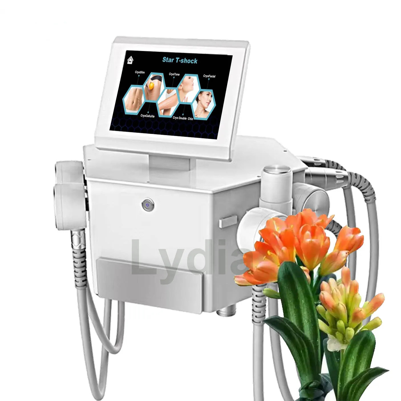 cryo therapy 5 handles hot cold handle kill fat cell machine for body slimming and face lift