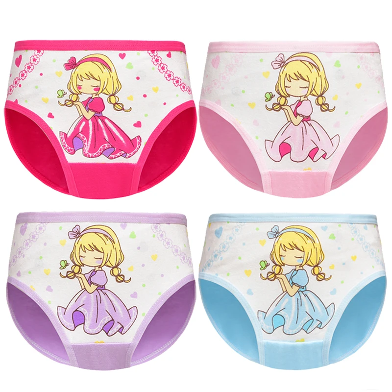 Wholesale cotton soft children panties little girls underwear kids baby boxer briefs