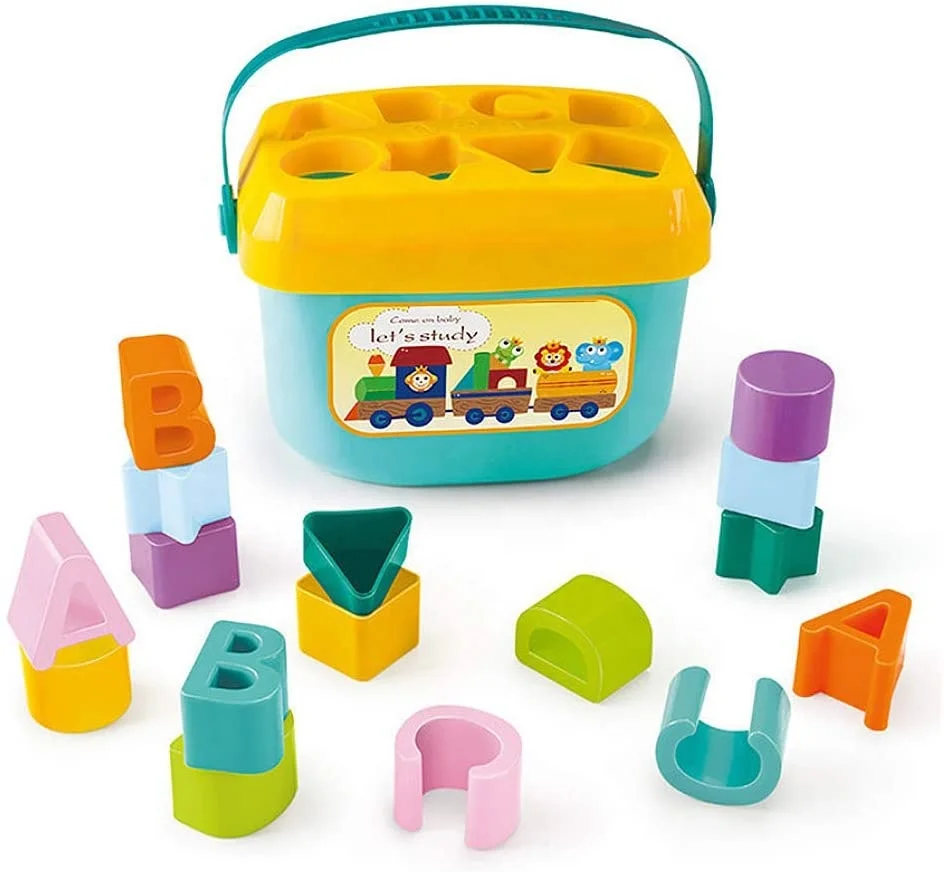 Educational Toys Learn Shape Color Baby First Building Block