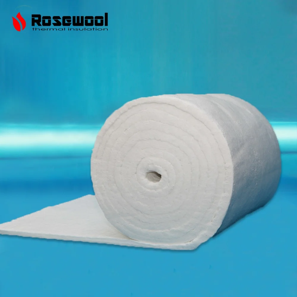 Factory direct 25mm 50mm ceramic fiber wool insulation blanket