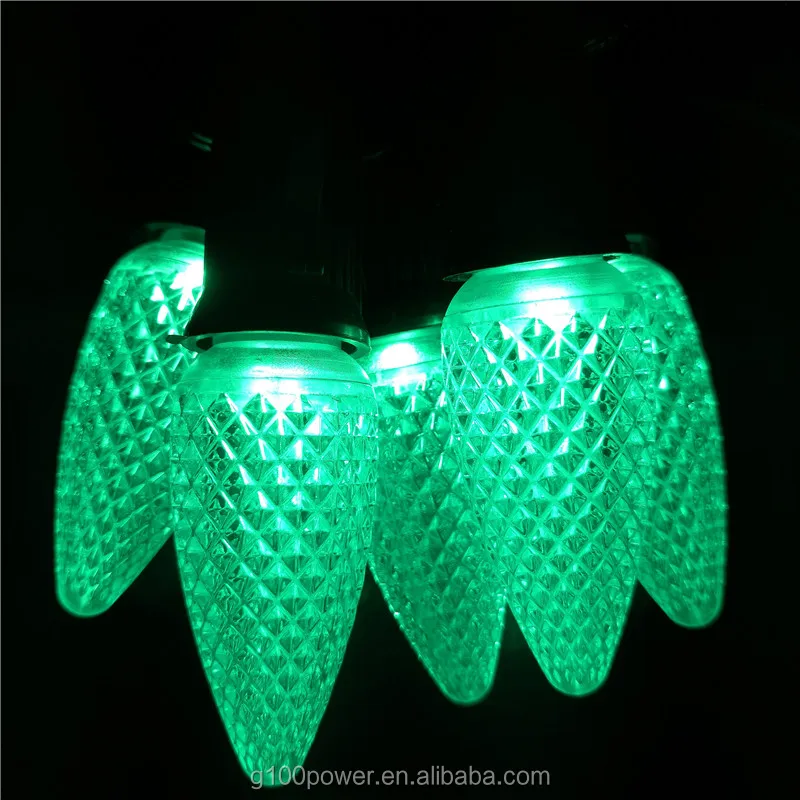 Высокое качество замена C9 светодиодные Рождественские лампочки коммерческих