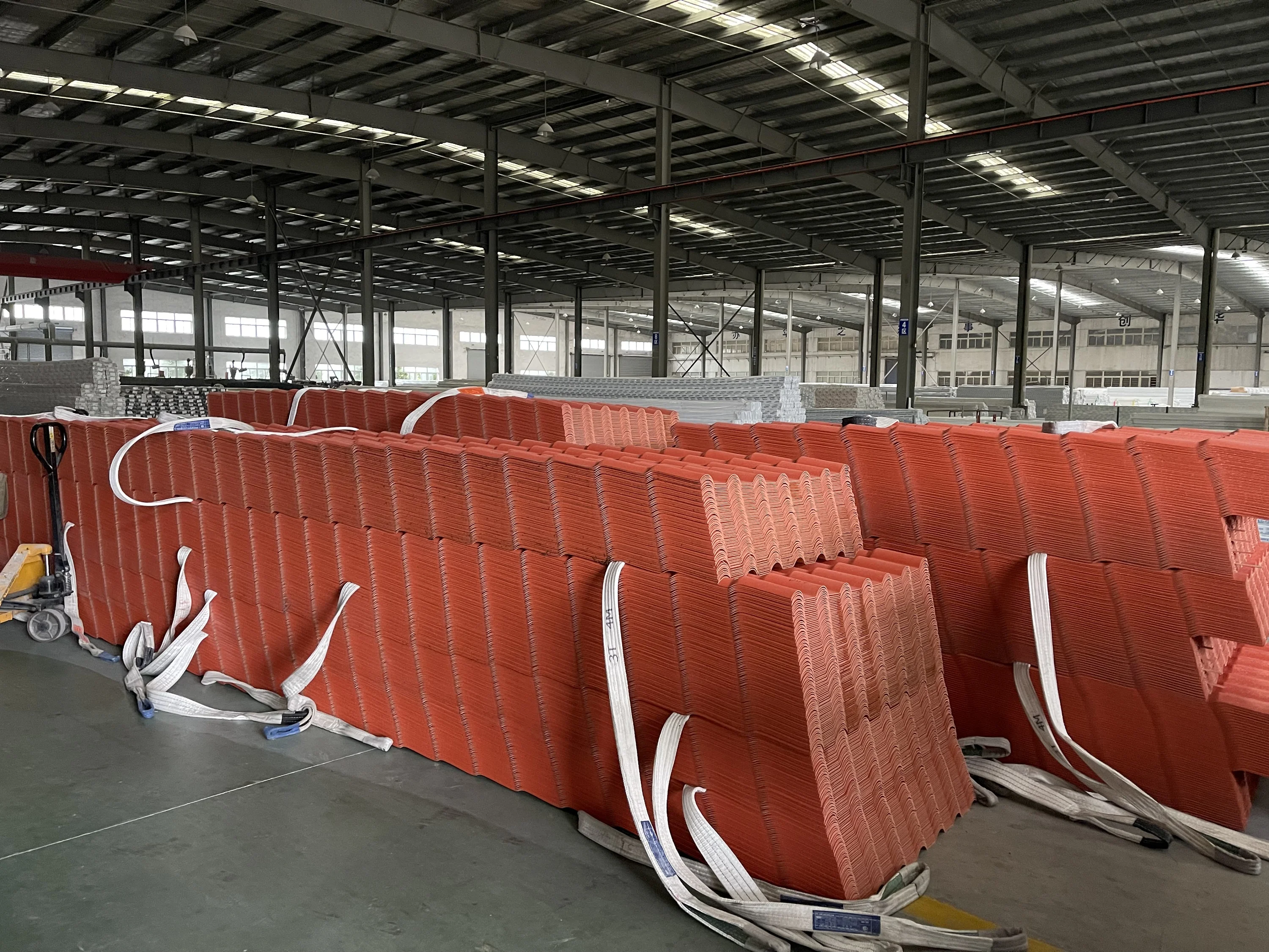 Factory glazed tile roofing sheet ASA resin roof upvc roof sheet