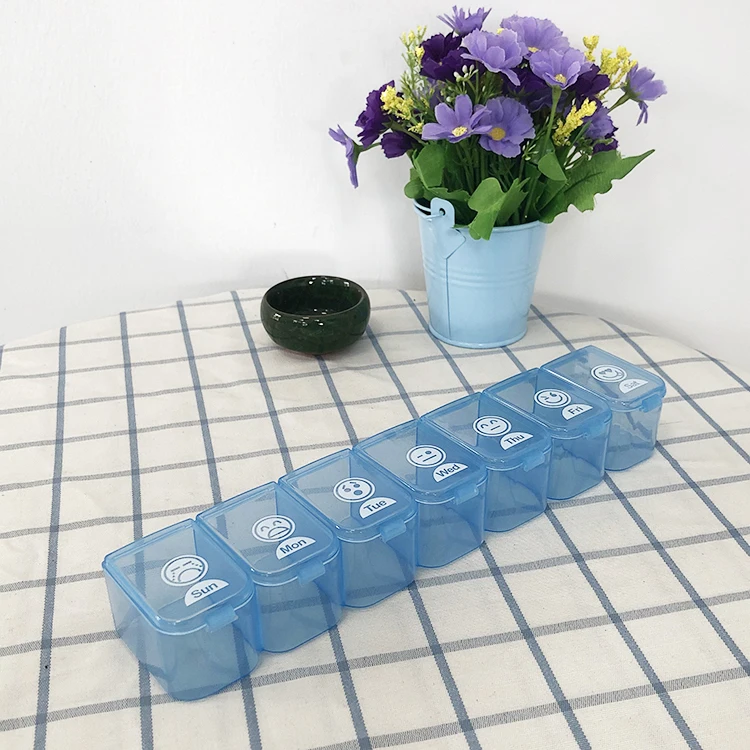 
Wholesale Plastic Portable Pill Box 7 Day Weekly Organiser 