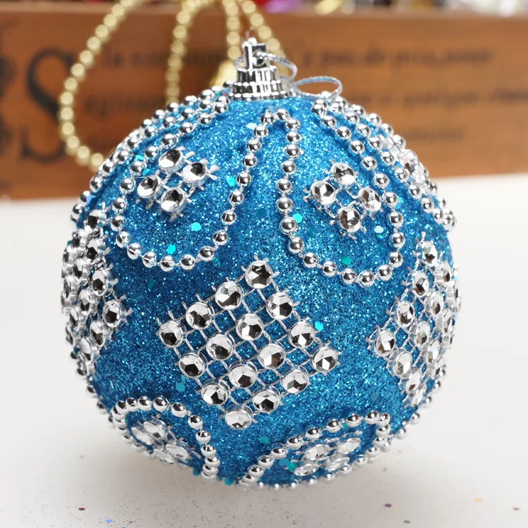 Christmas Ball White Transparent Can Open Plastic Ball Wedding Xmas Christmas Party Decoration Ornament Ball
