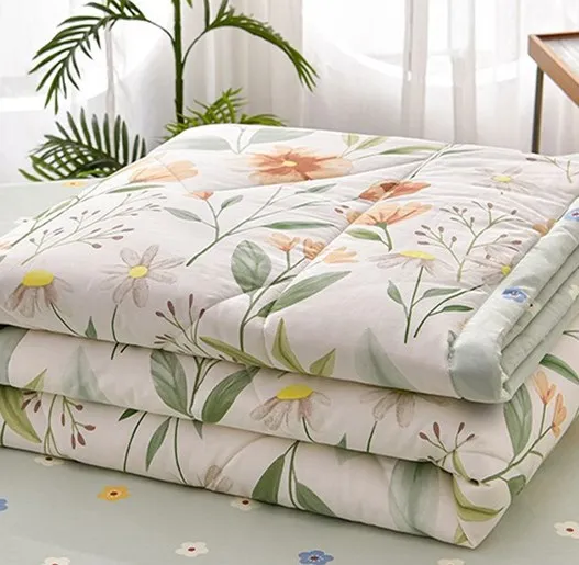 New Arrival Multisize Double Quilted Air Conditioning Cool Summer Quilt Blanket Comforter