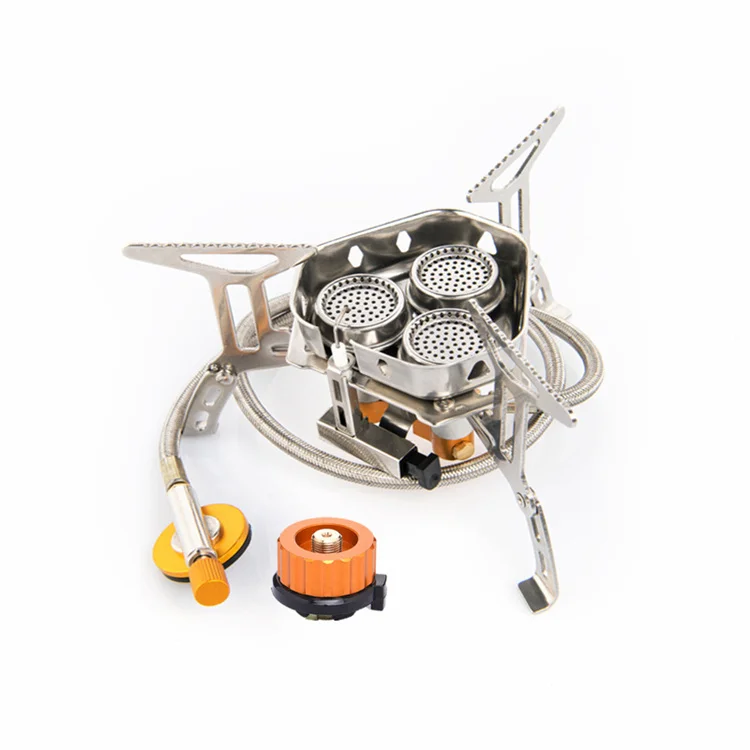 Wholesale advanced technology outdoor cast steel mini folding camping gas stove