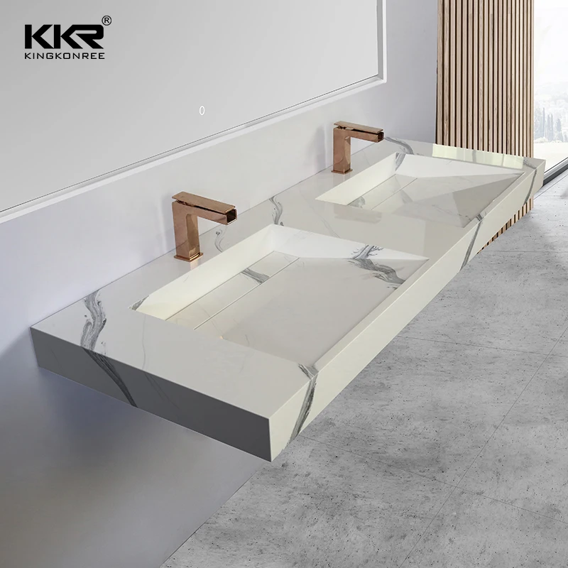 Kkr New Model Wall Mount Wash Sink Lavatory Wall Hang Wash Basin