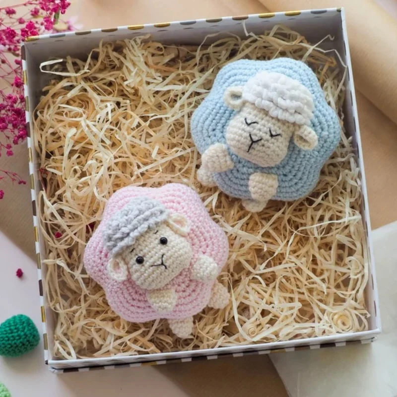 Easter Decoration Toys Crochet Easter Sheep Egg Amigurumi Animal Toys For Easter