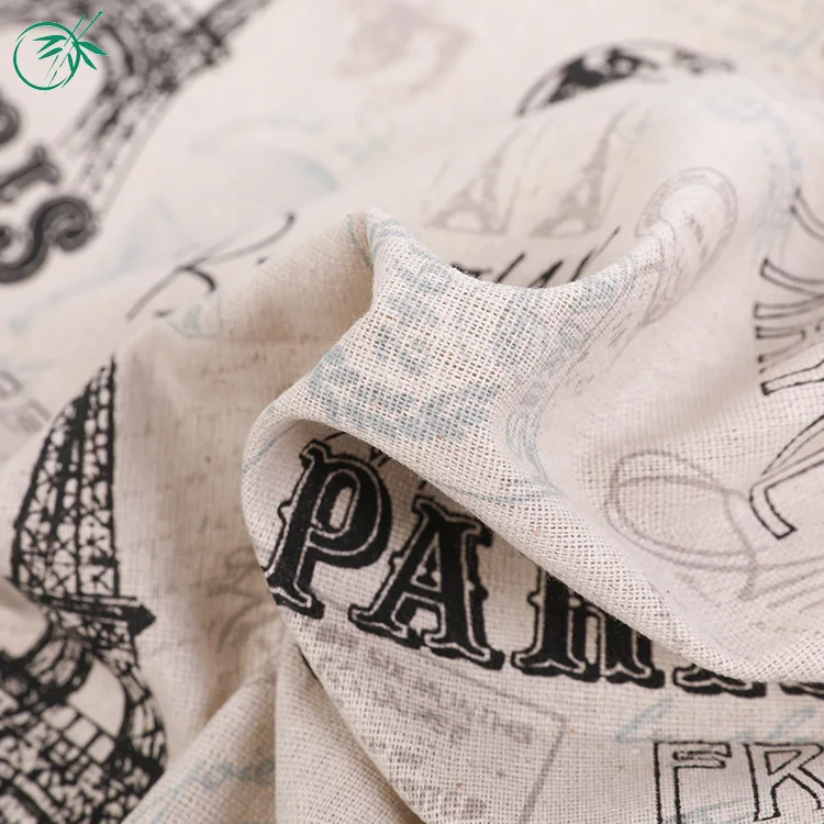 
Keqiao manufacturer pigment printed textiles 100% polyester plain recycle fabric 