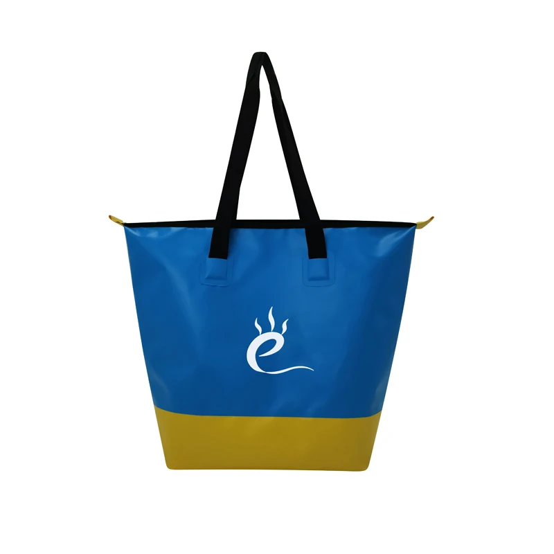 Лидер продаж, водонепроницаемая сумка-тоут из поливинилхлоридного брезента 15-20 л, водонепроницаемая пляжная сумка