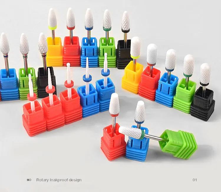 Wholesale Professional High Quality Filing Ceramic Nail Drill bit Electric Nail File Nail Drill Bits Ceramic