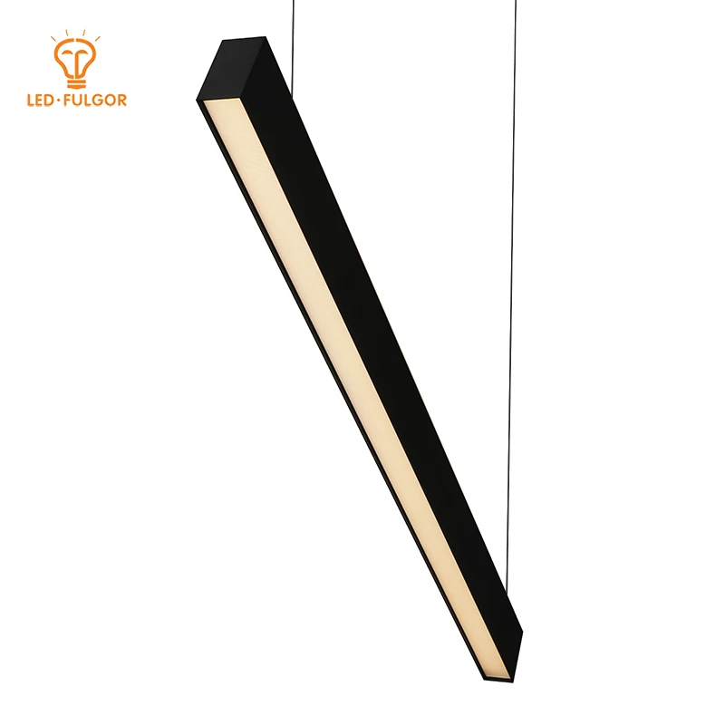 Beautiful Modern design Micro-Prism diffuser UGR 23 suspension mounting Linear LED Light office