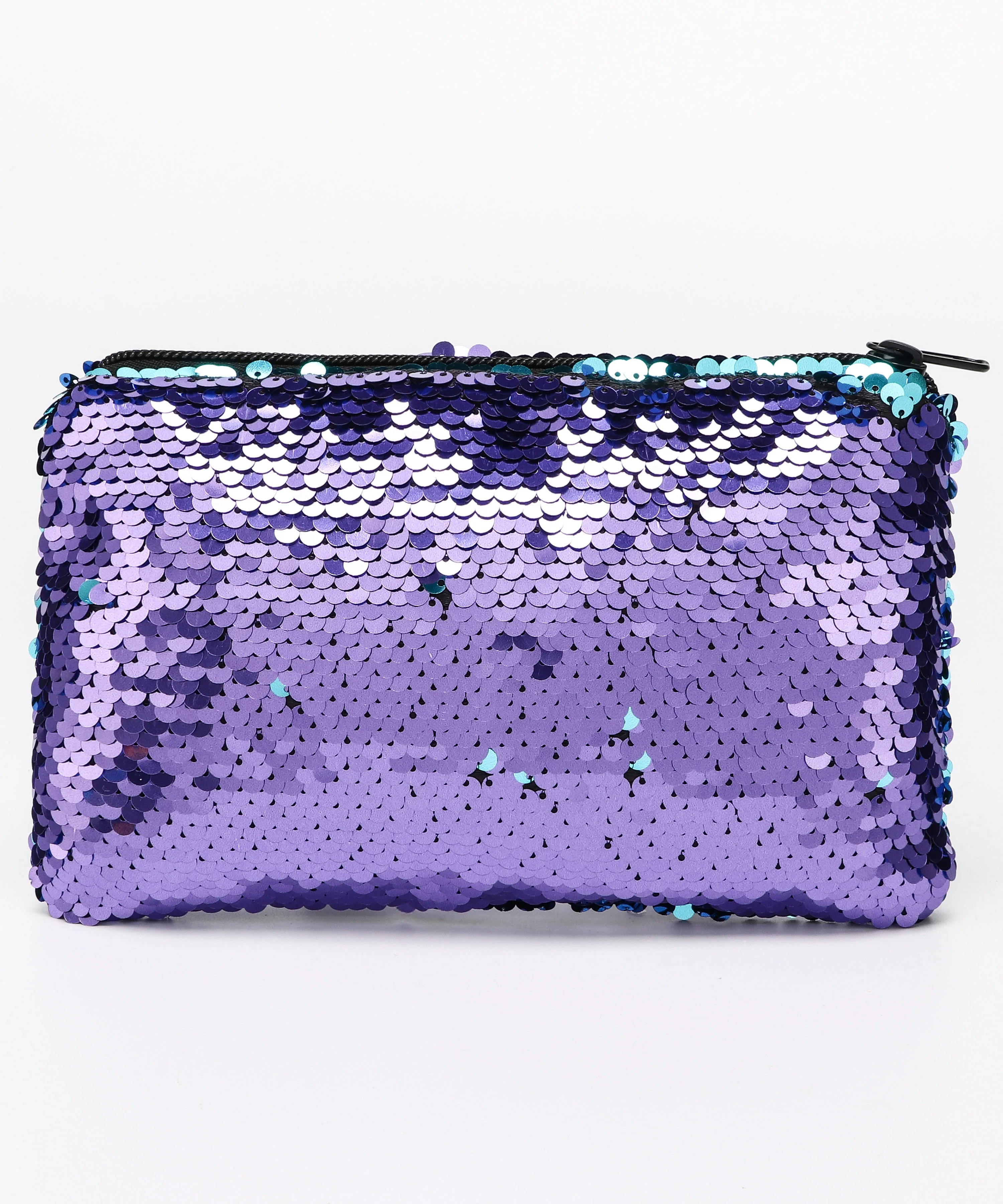 Wholesale Pencil Case Office School Zipper Shining Glitter Pencil Bag Fashion Sequin Pencil Case With Fluffy Ball