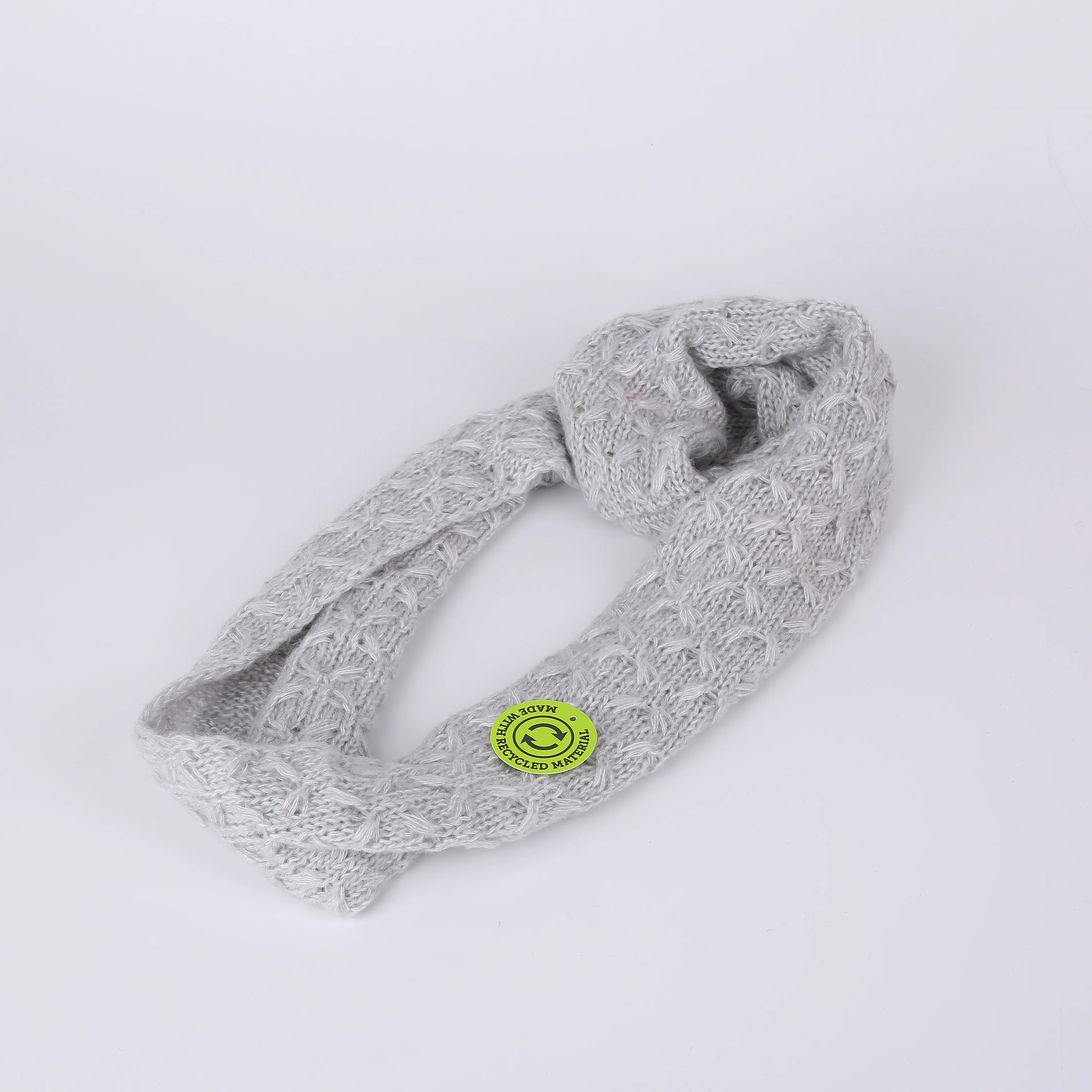 Бесплатный образец, шарф, индивидуальный логотип, знаменитый бренд, подарок, вязаные мягкие высококачественные модные шарфы бесконечности для женщин, стильные