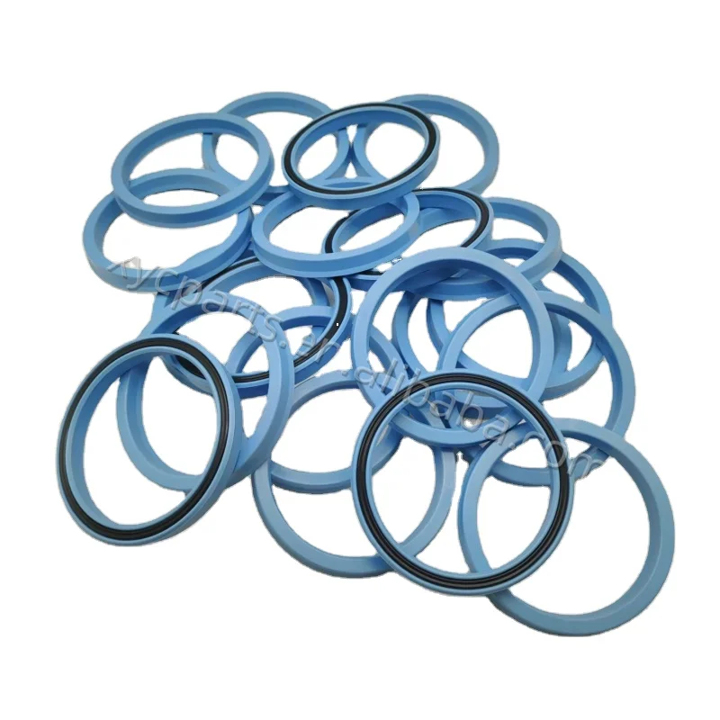 Hydraulic Cylinder rod seal 75-88-10 IDI ISI UPR UPRM IUH 75*88*10 light blue rod seal excavator cylinder ring Packing Seals