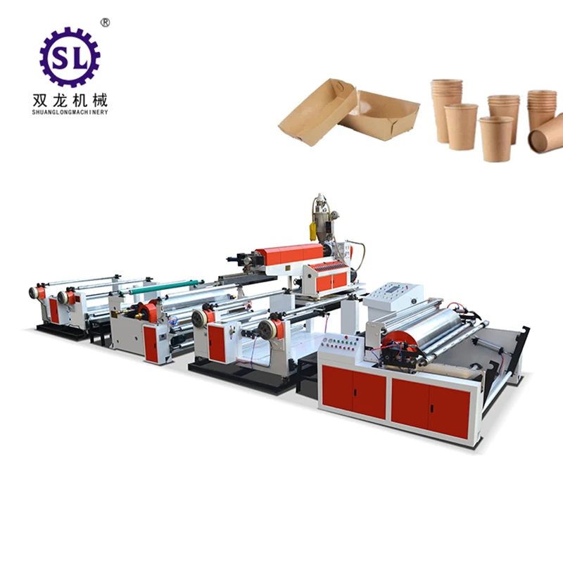 Single Side Paper Non Woven Fabric Extrusion Coating Laminating Machine