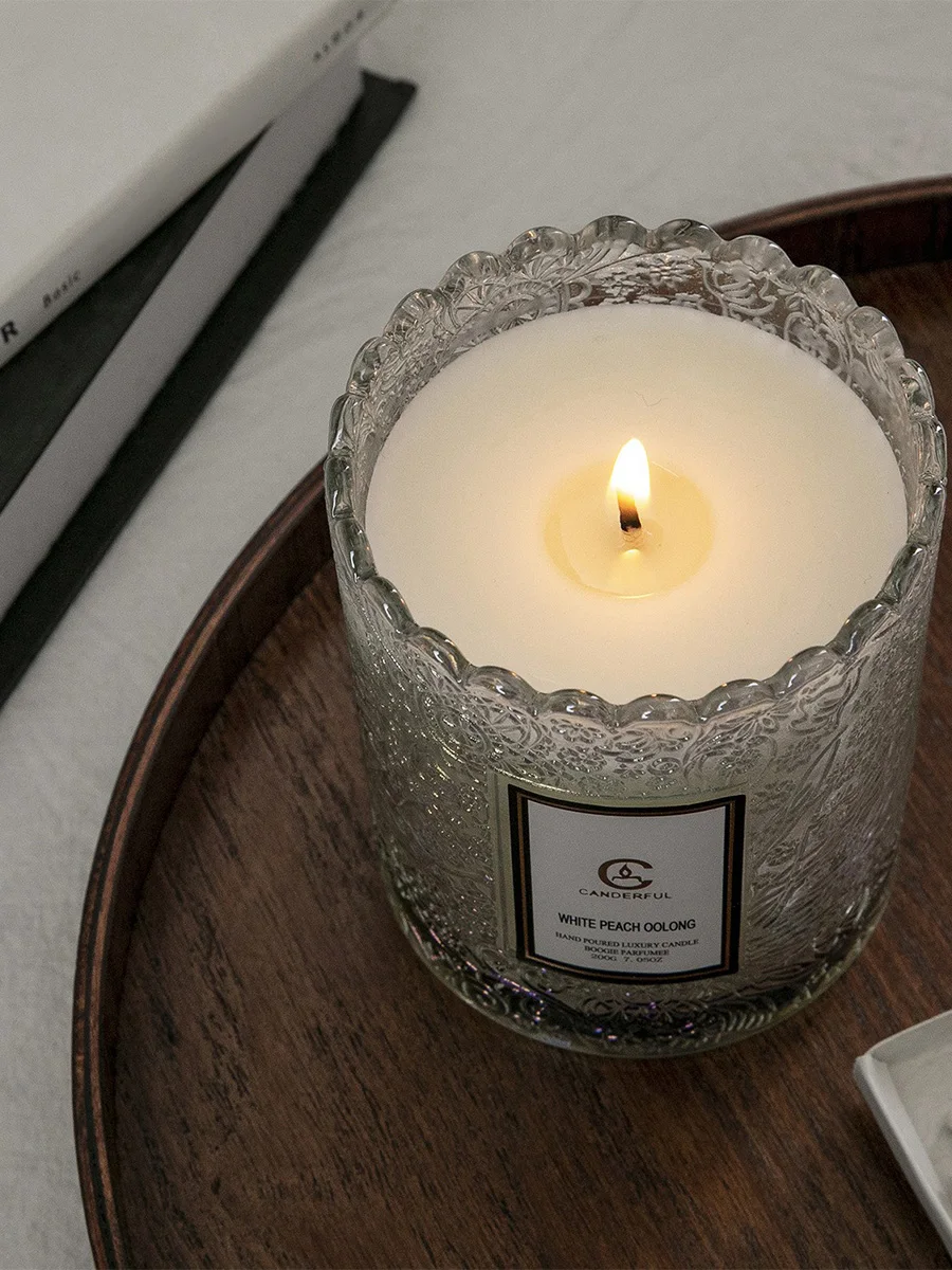 100% Soy Wax Custom Private Label Candle Kit Lavender Soy Wax Aromatherapy Scented Candles For Luxury Jars