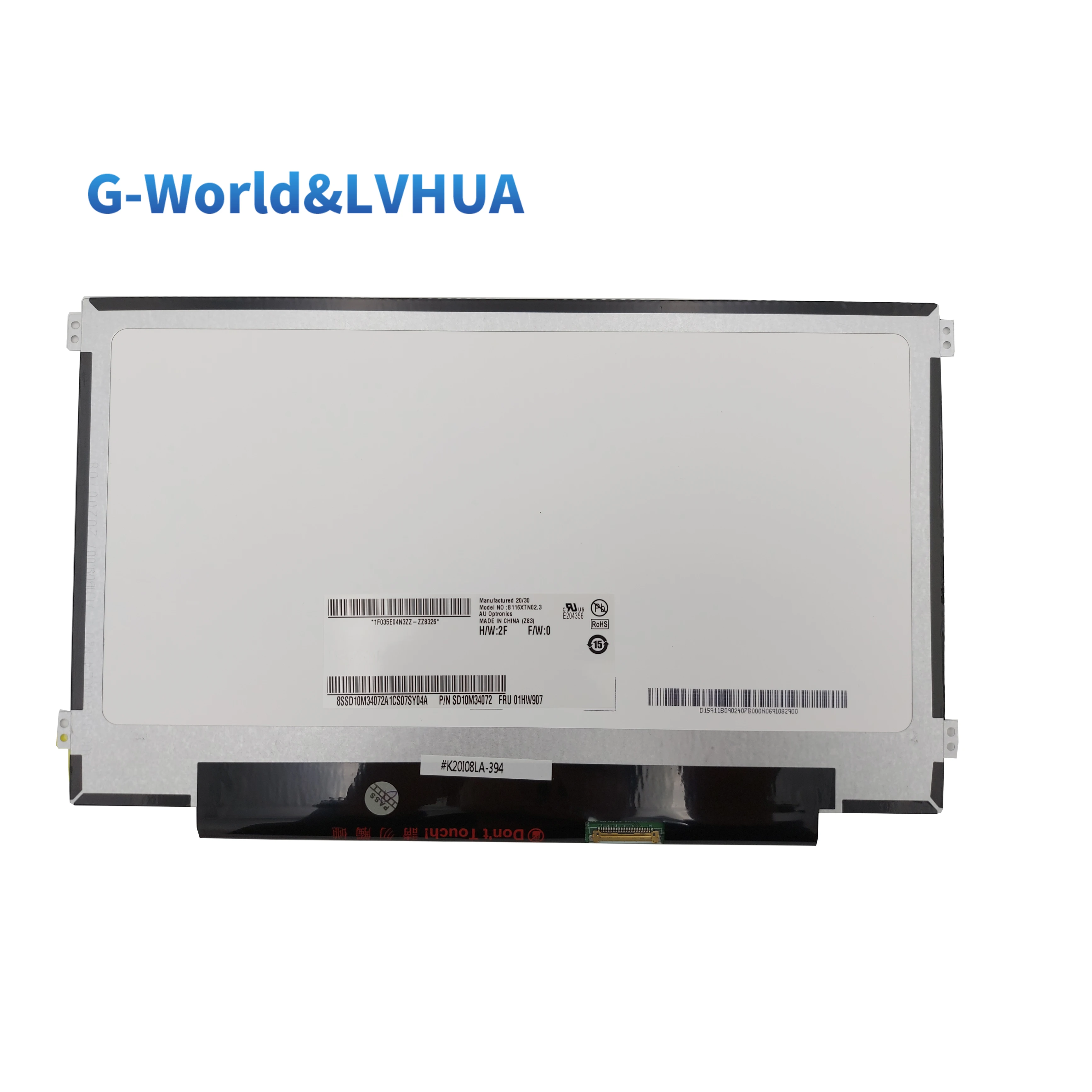 B116XTN02.3 for Dell Chromebook 11 PN CGVHX 11.6 inch slim 30pin HD laptop led screen